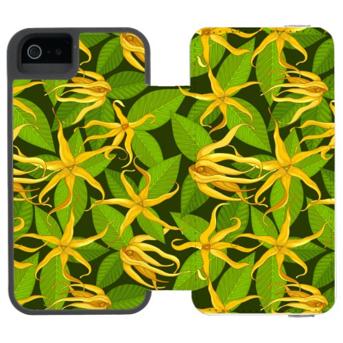 Ylang Ylang Exotic Scented Flowers iPhone SE55s Wallet Case