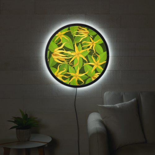Ylang Ylang Exotic Scented Flowers LED Sign