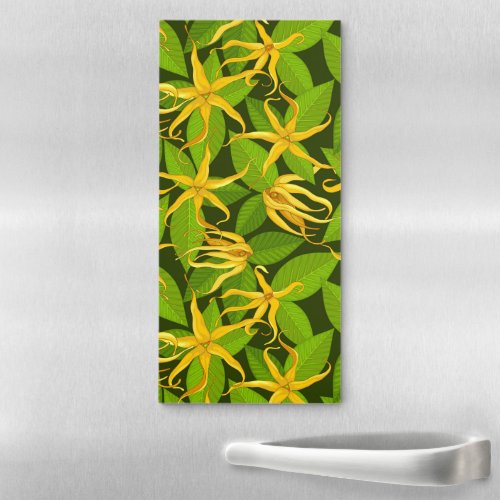 Ylang Ylang Exotic Scented Flowers Magnetic Notepad