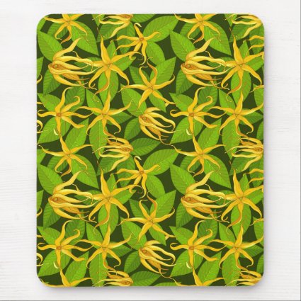 Ylang Ylang Exotic Scented Flowers Mouse Pad