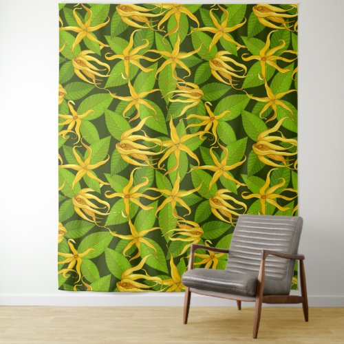 Ylang Ylang Exotic Scented Flowers Tapestry
