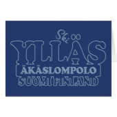 YLLÄS FINLAND greeting card (Front Horizontal)