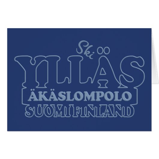 YLLÄS FINLAND greeting card (Front Horizontal)