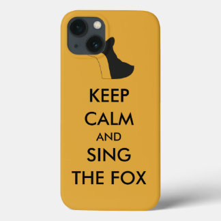 Ylvis Funny Keep Calm and Sing the Fox iPad Air iPhone 13 Case
