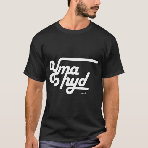 Yma o Hyd old school typographic design   T_Shirt