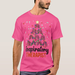 YNBV Respiratory Therapist Christmas Tree Xmas PT T-Shirt