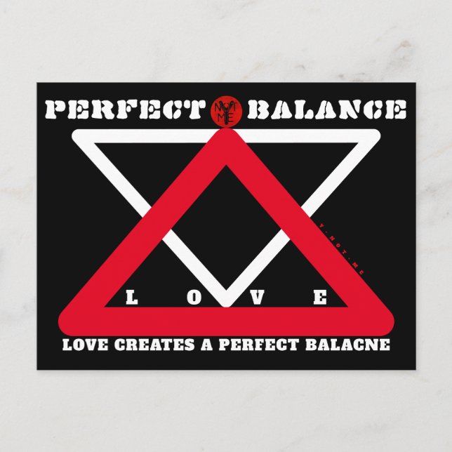 YNOTME PERFECT BALANCE 4b3 Postcard (Front)