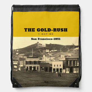 YNOTME THE GOLD-RUSH 2 DRAWSTRING BAG