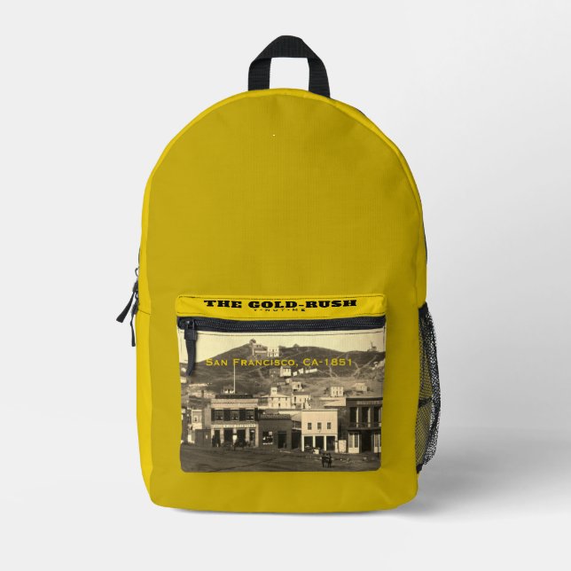 YNOTME THE GOLD-RUSH 2 PRINTED BACKPACK (Front)
