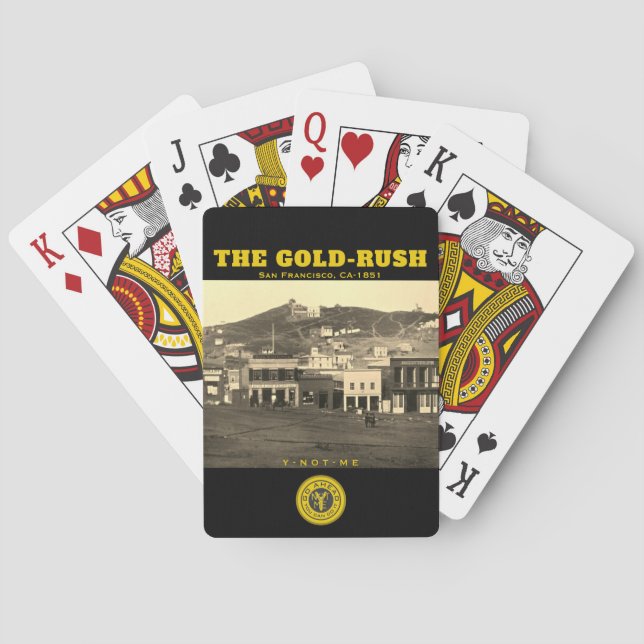 YNOTME THE GOLD-RUSH 3 POKER CARDS (Back)