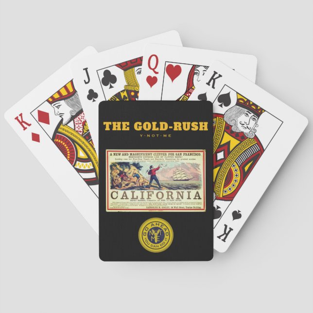 YNOTME THE GOLD-RUSH POKER CARDS (Back)