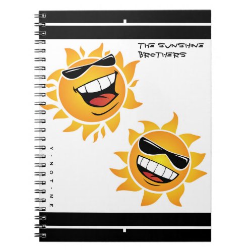 YNOTME THE SUNSHINE BROTHERS  NOTEBOOK