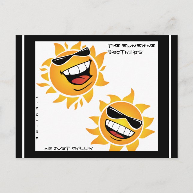 YNOTME THE SUNSHINE BROTHERS  POSTCARD (Front)