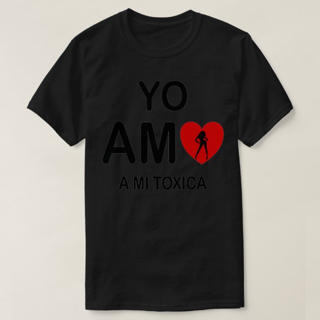 Yo Amo a mi Toica San Valentin  T-Shirt (Design Front)