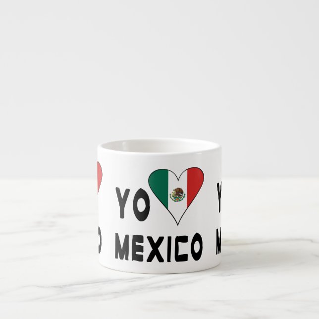 Yo Amo Mexico Espresso Cup (Front)
