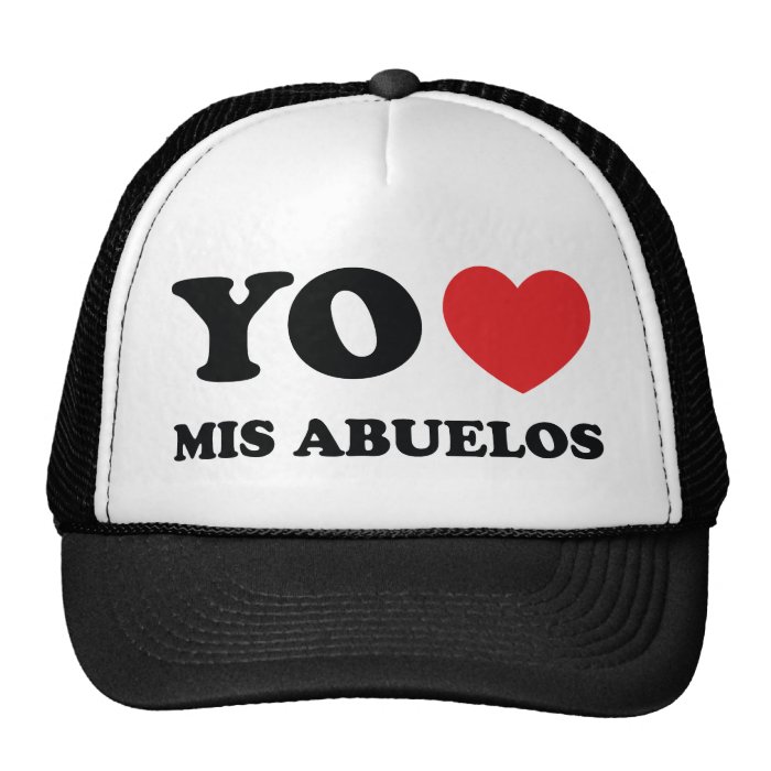 Yo Amo Mis Abuelos Trucker Hat