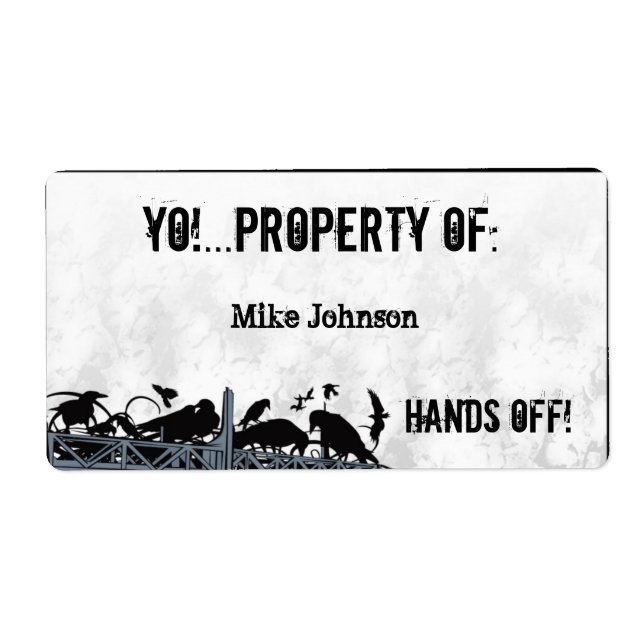 Yo! Hands Off! Label (Front)