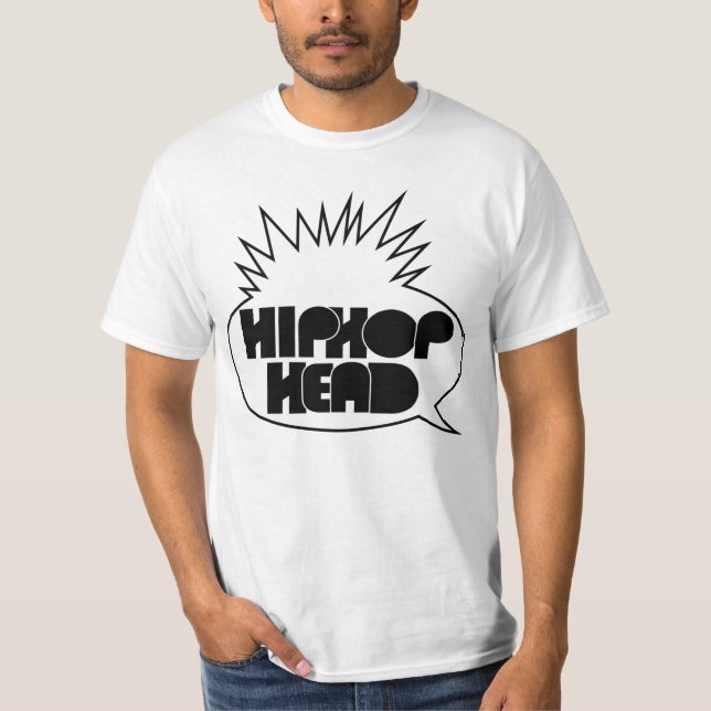 Yo! Hiphop Head! T shirt  (Front)