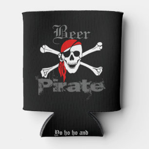 Yo Ho Ho and a Bottle of Rum! Funny Beer Pirate Can Cooler