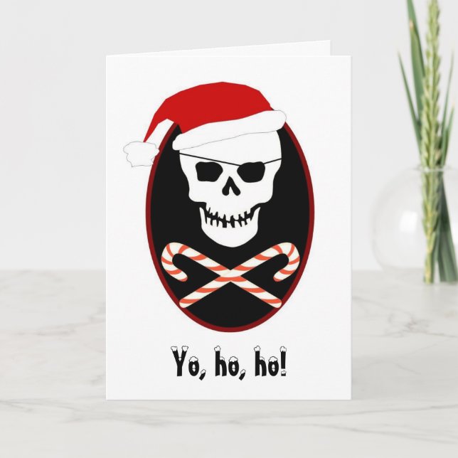 Yo, ho, ho!  Christmas card (Front)