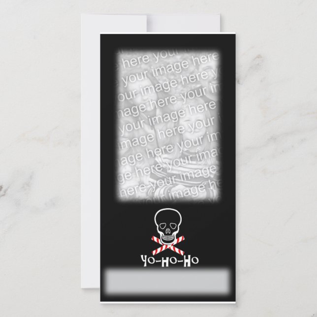 Yo-ho-ho Holiday Photo Template (Front)