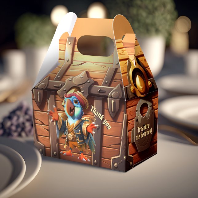 Yo-Ho-Ho Pirate Treasure Chest Foldable Gift Box (Creator Uploaded)