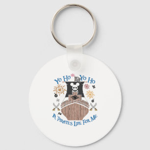 Yo Ho Pirate Cruise A Pirate's Life For Me Family Keychain