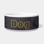 YO LUSH logo fan Black Pet Name Bowl<br><div class="desc">Are you a YO LUSH fan? You are where you need to be! YO LUSH is where you can find secrets about anything on our vlog. This 'YO LUSH gold and gold-green logo fan gift' will remind you of the joy with which you be with us... You can personalize this...</div>