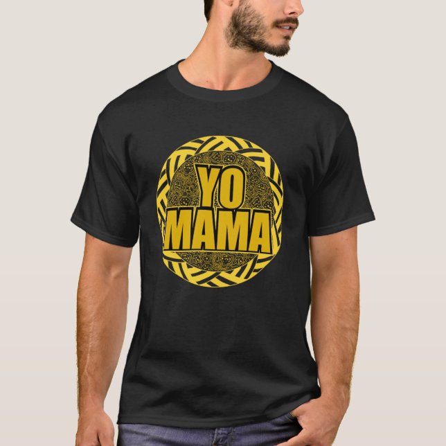 Yo Mama 1990s Throwback  Dancing Hip Hop Party T-Shirt (Front)