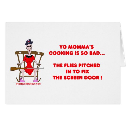 Yo Momma # 01 Cards (Front Horizontal)