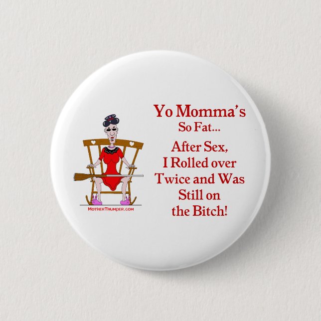 Yo Momma #07 Button (Front)