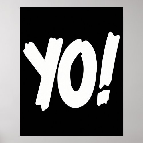 Yo Mtv Raps Replica Logo 1993 era Poster