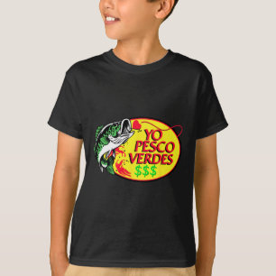 Yo Pesco Verdes Funny Saying Mexican Poncho Cinco T-Shirt