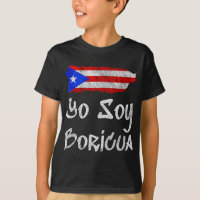 Yo Soy Boricua Gift Island of Puerto Rico Flag Tai
