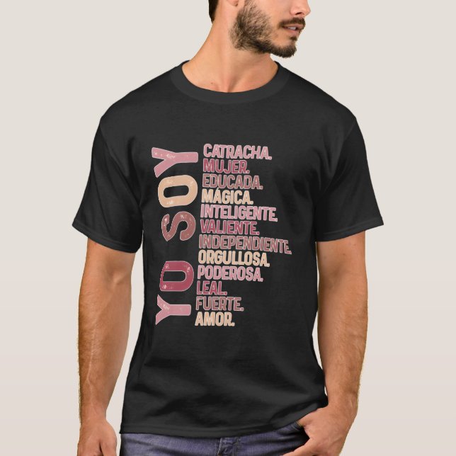 Yo Soy Catracha Latina Honduran Girl Honduras Woma T-Shirt (Front)
