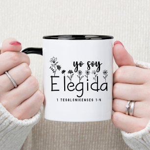 Yo Soy Elegida Spanish Christian Coffee Mug