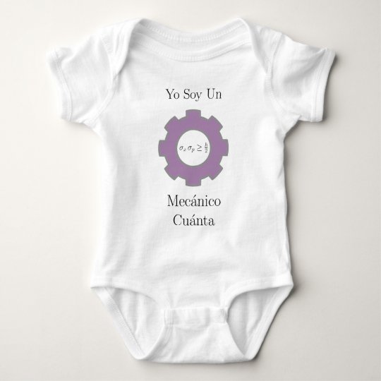 Yo soy un mecånico cuånta baby bodysuit