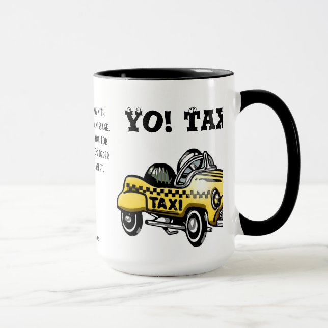 Yo! Taxi! (Personalized) Mug (Right)