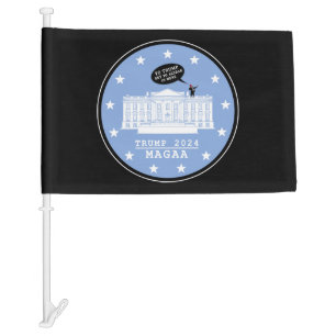 YO TRUMP - WHITEHOUSE CAR FLAG