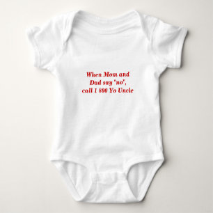 "Yo Uncle" baby romper