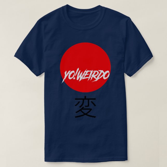 Yo! Weirdo Red Flavor Premium  T-Shirt (Design Front)