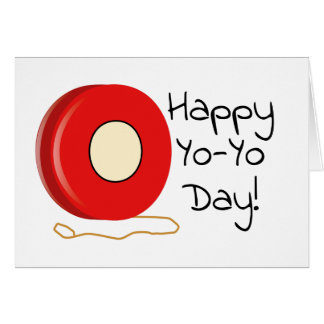 Yo-Yo Day Greeting Cards