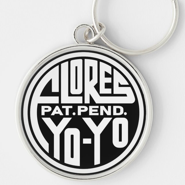Yo-Yo Logo Art Keychain (Front)