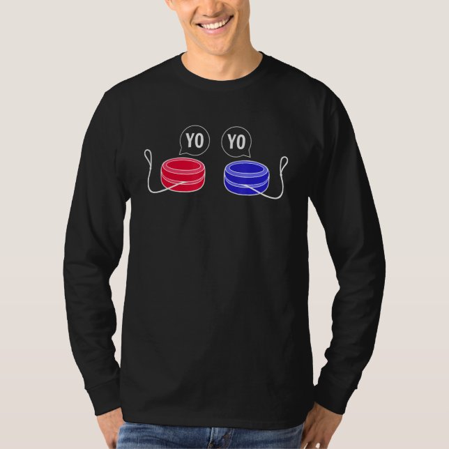 Yo Yo Pun Funny Jokes Sarcastic T-Shirt (Front)