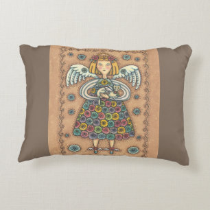 Yo Yo Quilt Angel ACCENT PILLOW