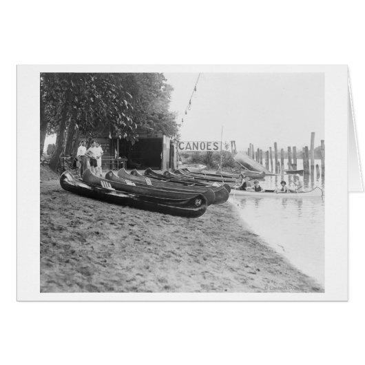 Yocum Canoe House, Arlington Beach Park Cards (Front Horizontal)