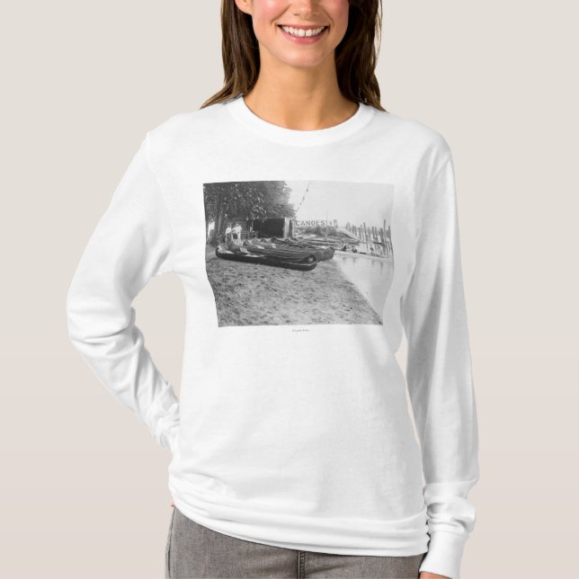 Yocum Canoe House, Arlington Beach Park T-Shirt (Front)