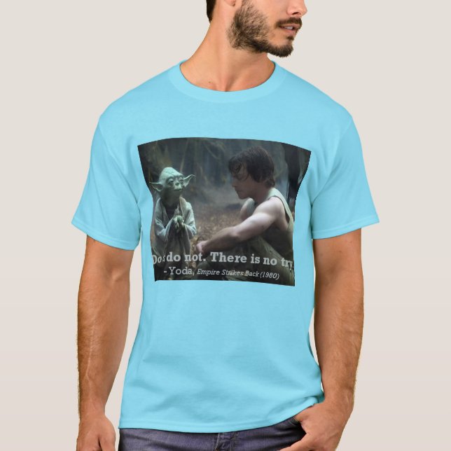 Yoda and skywalker shirt (Front)