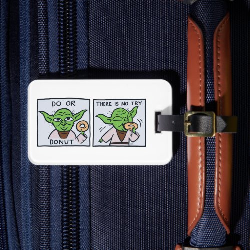 Yoda Comic Panels Do Or Donut Luggage Tag