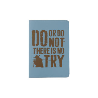 Yoda - Do or Do Not, There Is No Try Passport Holder